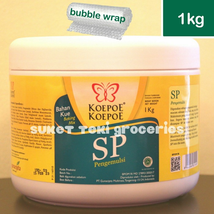 

SP Koepoe Koepoe 1 kg Cake Emulsifier Baking Mix READY Go Send