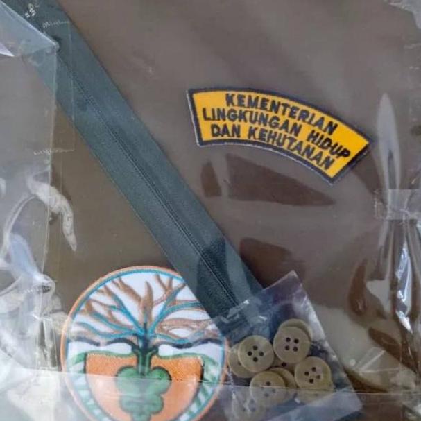 (L>1U») Bahan baju seragam pakaian dinas harian Kementerian Lingkungan Hidup dan Kehutanan Bahan ser