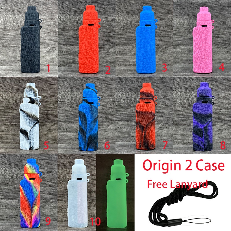 Case Silikon Pelindung Untuk Origin2 Tekstur Cover Kulit Lengan Karet Lembut Dengan Lanyard Gratis