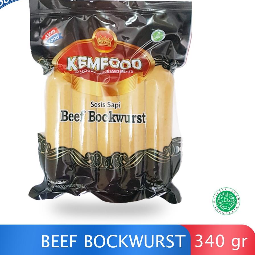 

PJX138 Kemfood Beef Bockwurst - Sosis Sapi 340 gr |