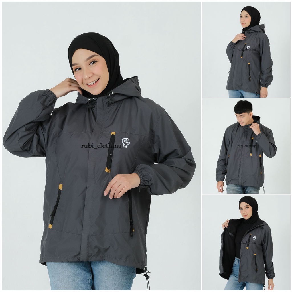 Jaket Parasut Wanita Waterproof Model Elbrus Size M L XL XXL Original FCF / Jaket Wanita Anti Air size Jumbo