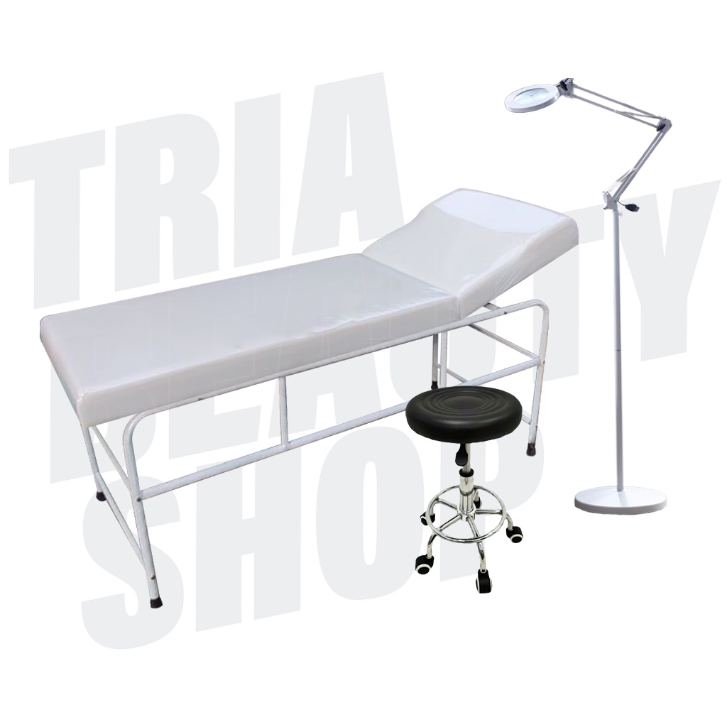 Paket Facial Bed Ranjang Kursi Sulam Lampu Facial Lampu Led