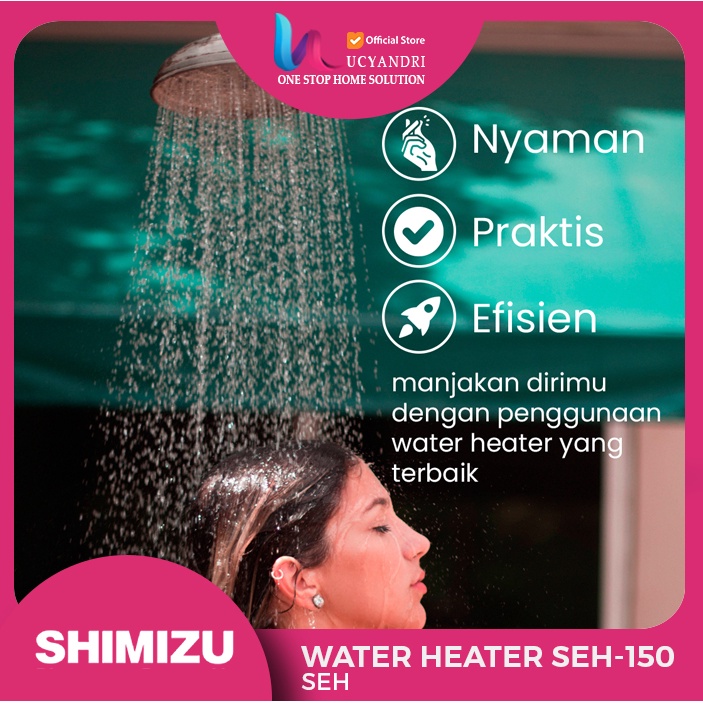 Pemanas Air Water Heater Listrik Shimizu SEH 150 50 Liter PREMIUM ORI