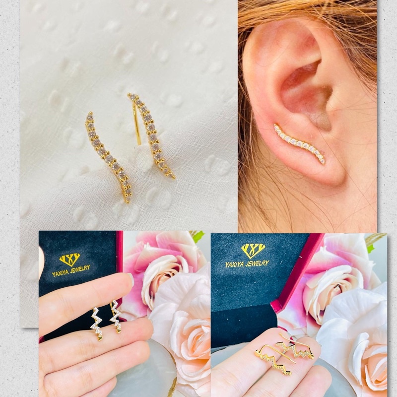 Anting elisabeth permata Gold Yaxiya