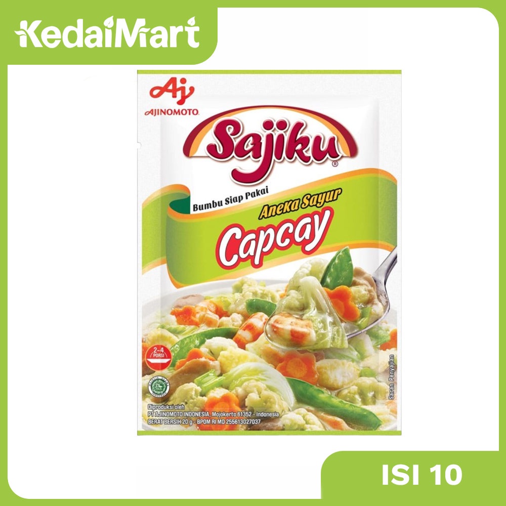 

Sajiku Bumbu Capcay Renceng Isi 10 x 20 Gram