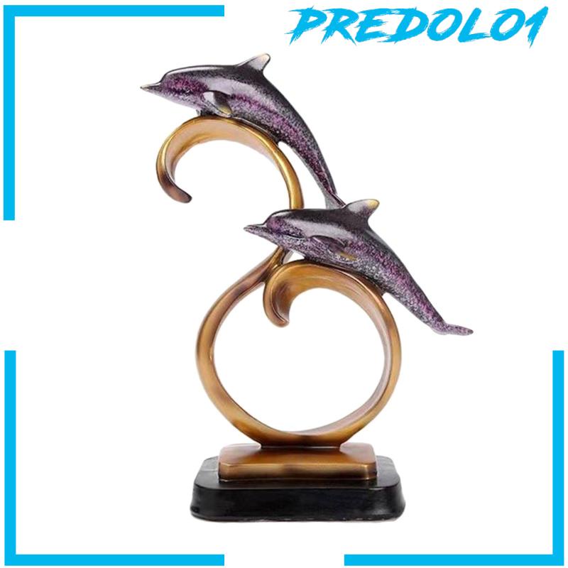 [Predolo1] Patung Dolphins Patung Lumba Lumba Lumba Untuk Dekorasi Rumah Hadiah Pindah Rumah