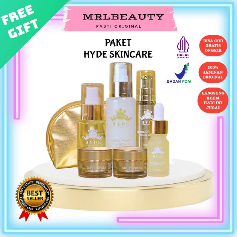 HYDE BEAUTY SKINCARE ORIGINAL BPOM PEMUTIH WAJAH GLOWING FLEK HITAM