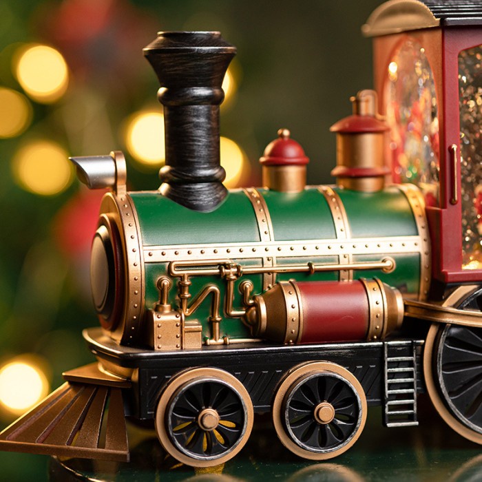 Snow Globe Kereta Santa Kotak Musik Lentera Snowglobe Christmas Train Kotak Musik Natal Harga Grosir Termurah Kado Natal Christmas Music Box Snow Box