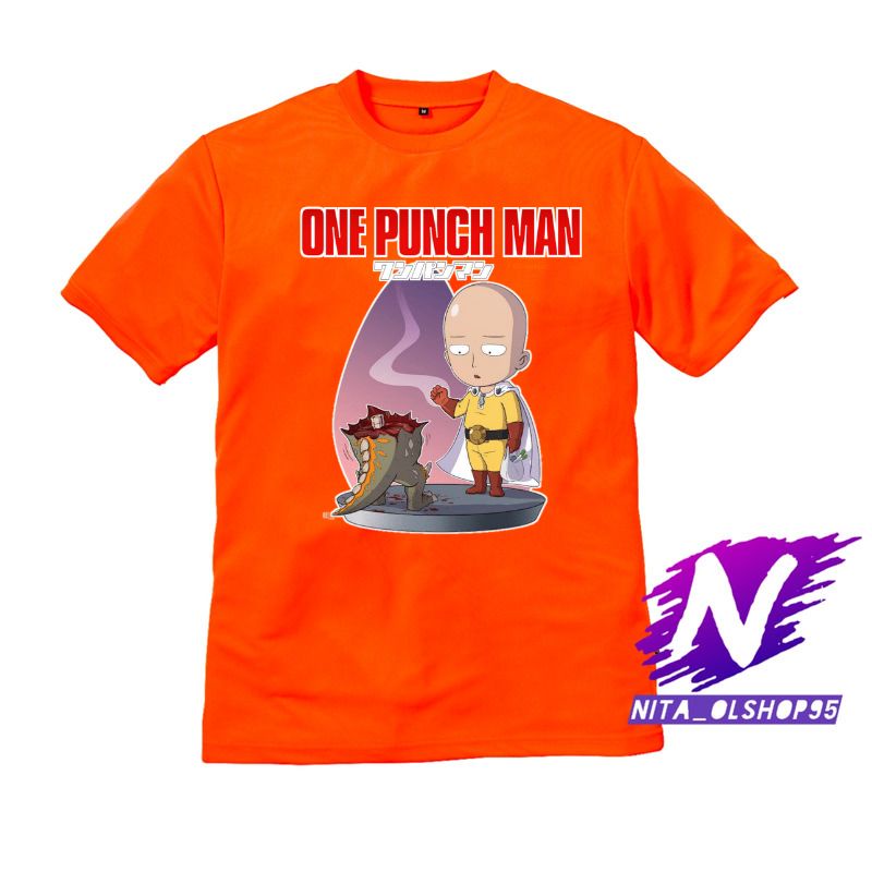 baju anak kaos anak one punch man saitama