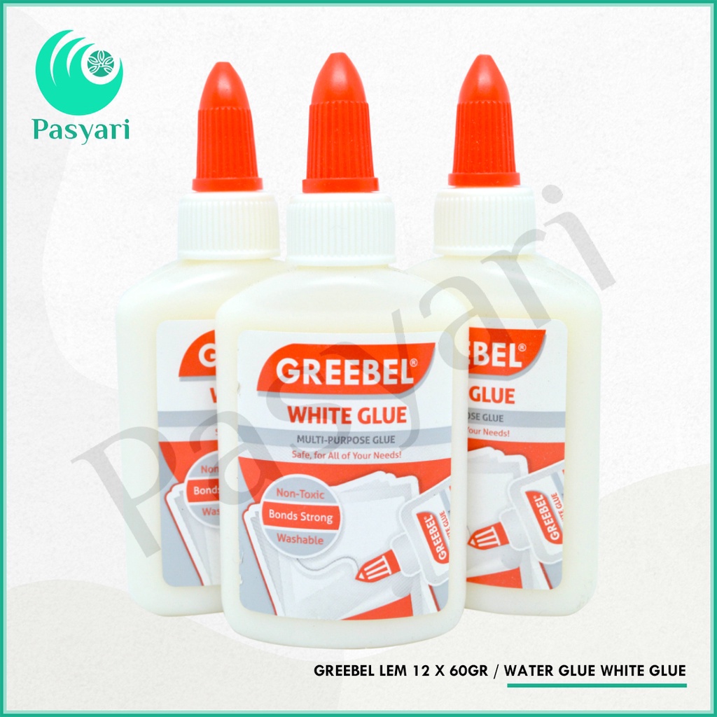 

Greebel lem 12 x 60gr / Water Glue White Glue