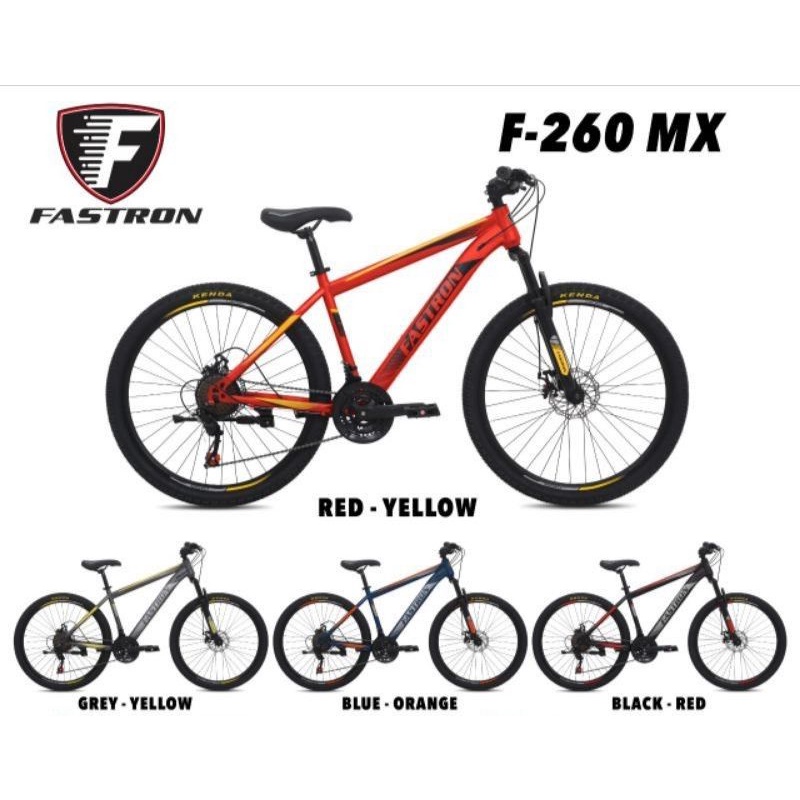 SEPEDA GUNUNG MTB 24 INCI / 26 INCI FASTRON F-260MX DEWASA (NEW DESIGN)