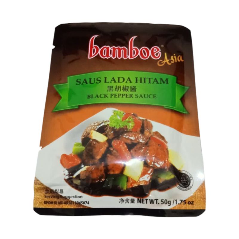 Bamboe Bumbu Masak instan rasa saus lada hitam 50g