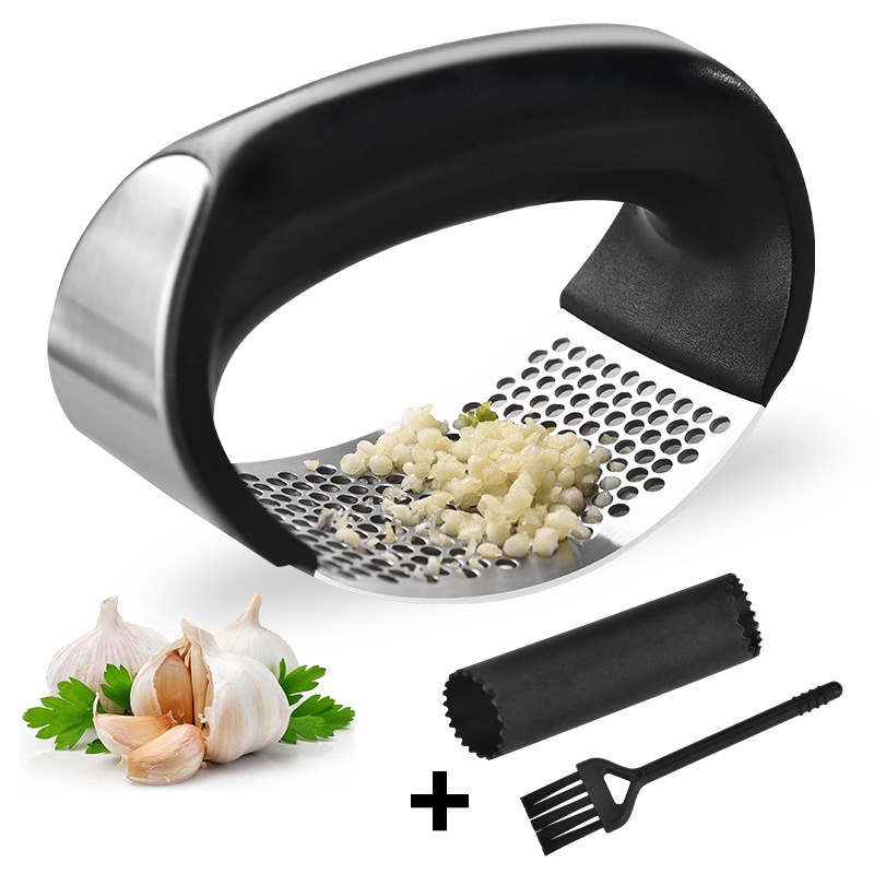 Garlic Press/Garlic Press Stainless/Garlic Pressure Kitchen/Garlic Preser/Garlic Presure Alat cincang bawang putih manual multifungsi