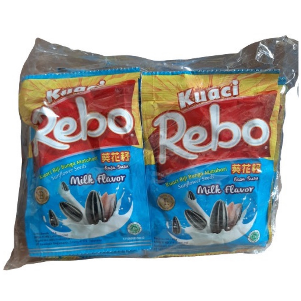 

Kuaci Rebo Milk Original isi 20pcs x 10g