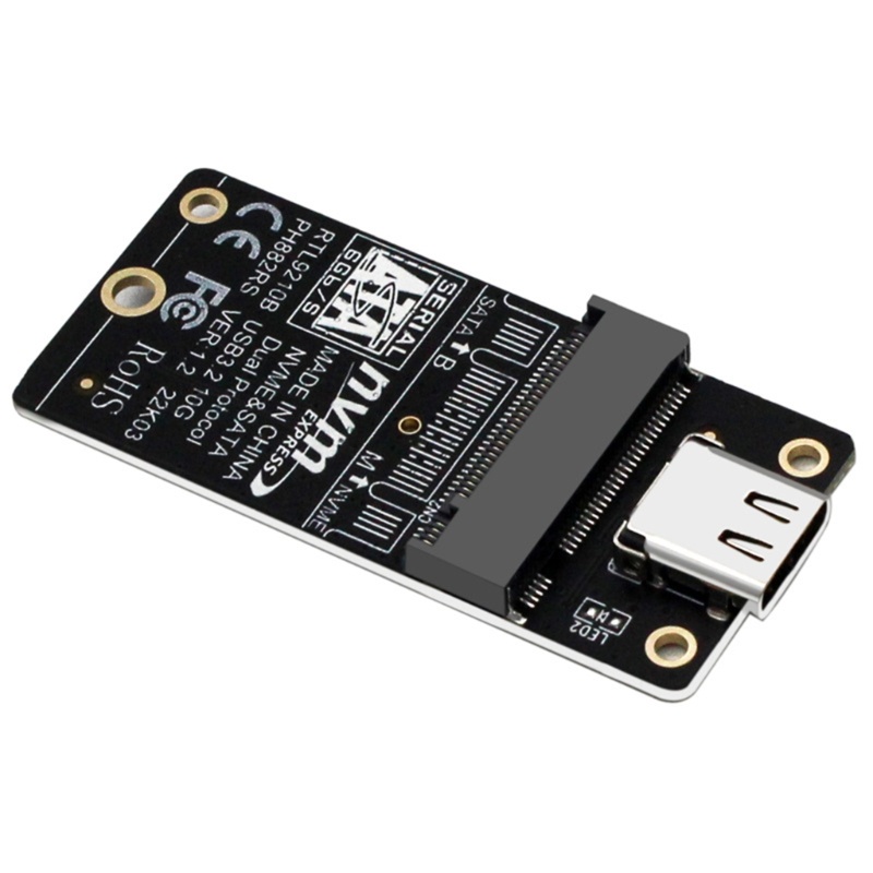 Adaptor zzz M2 NVME/NGFF SSD Dual Protocol 9210B M.2 Ke USB Hardisk 3.1 Converter Support M2 Ssd2230 /2242 /2260/