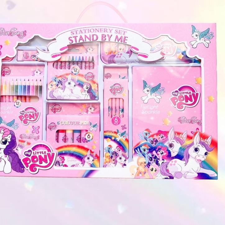 

10#AH4N-H Set alat gambar little pony super komplit 8)H