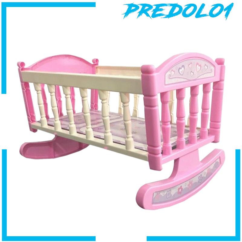 [Predolo1] Furniture Rumah Boneka Mainan Interaktif Serbaguna Tempat Tidur Untuk Pesta Liburan