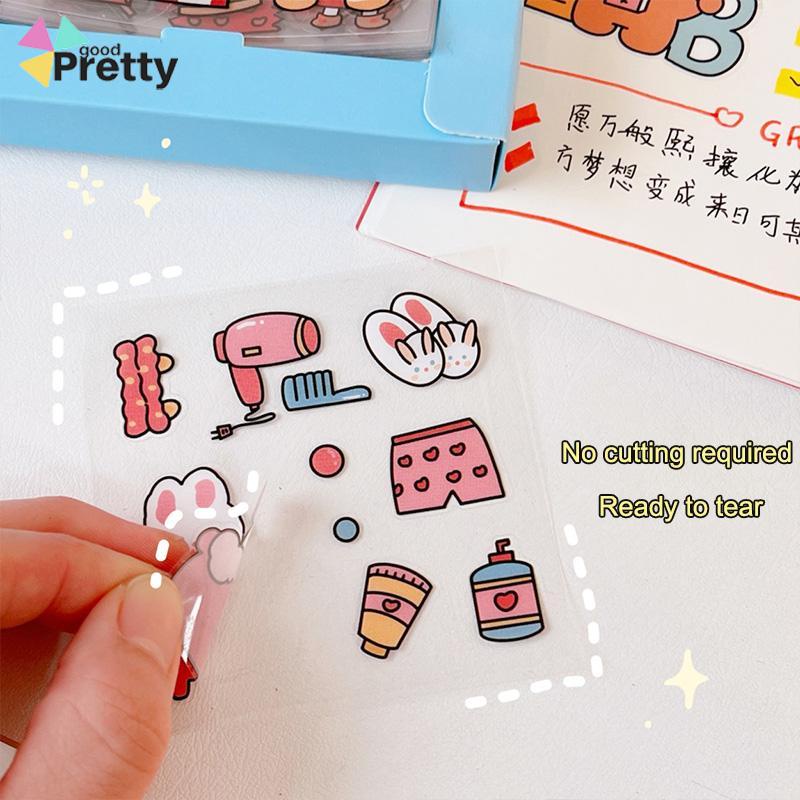 20pcs Stiker Kartun Lucu Untuk Dekorasi Notebook DIY Sticker Stationady - PD