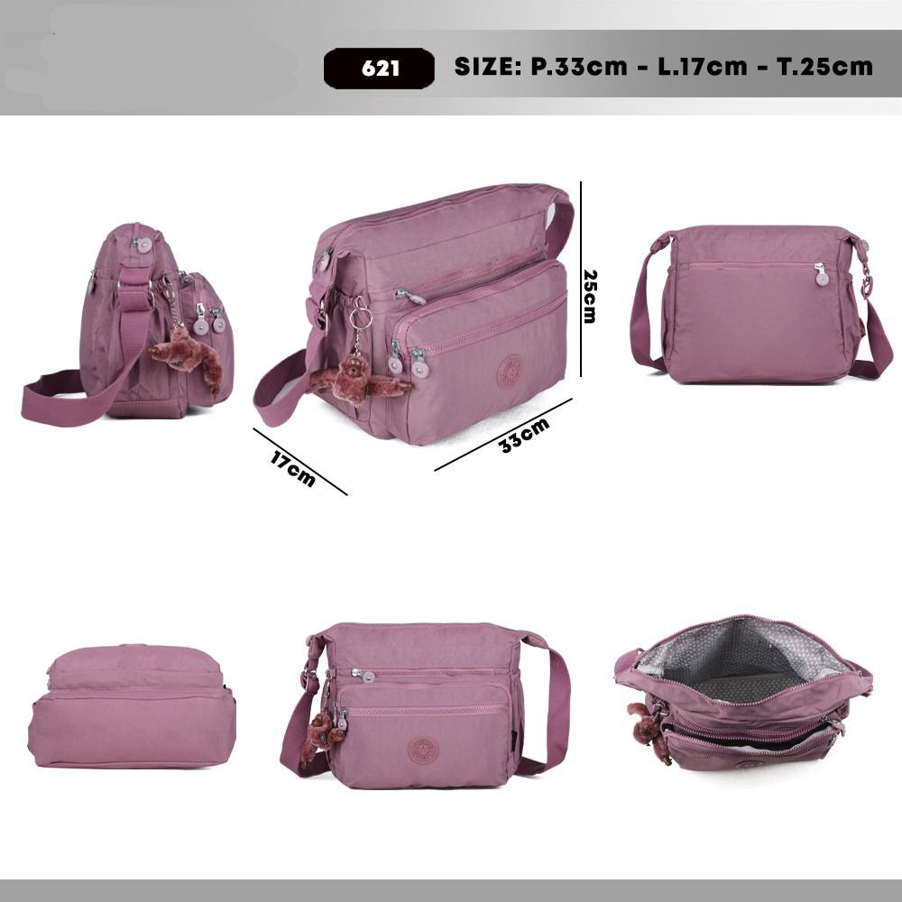 Tas Wanita Tas KP 621 Bahan Nylon. Tas Selempang wanita Import Tas Slempang Nylon BEST SELLER TERBARU BISA BAYAR DITEMPAT.!!!!