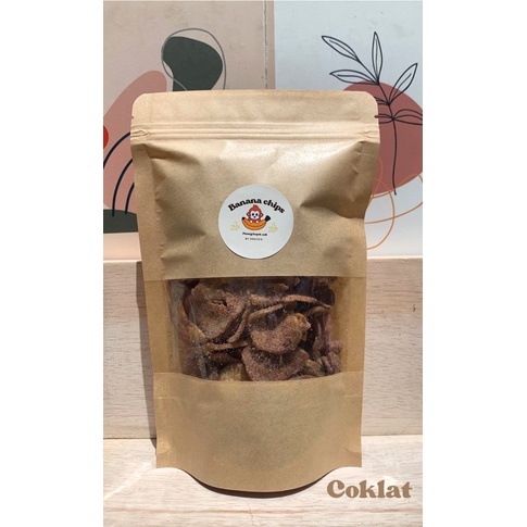 

BANANA CHIPSS 100gr Rasa Coklat / Keripik pisang Kepok