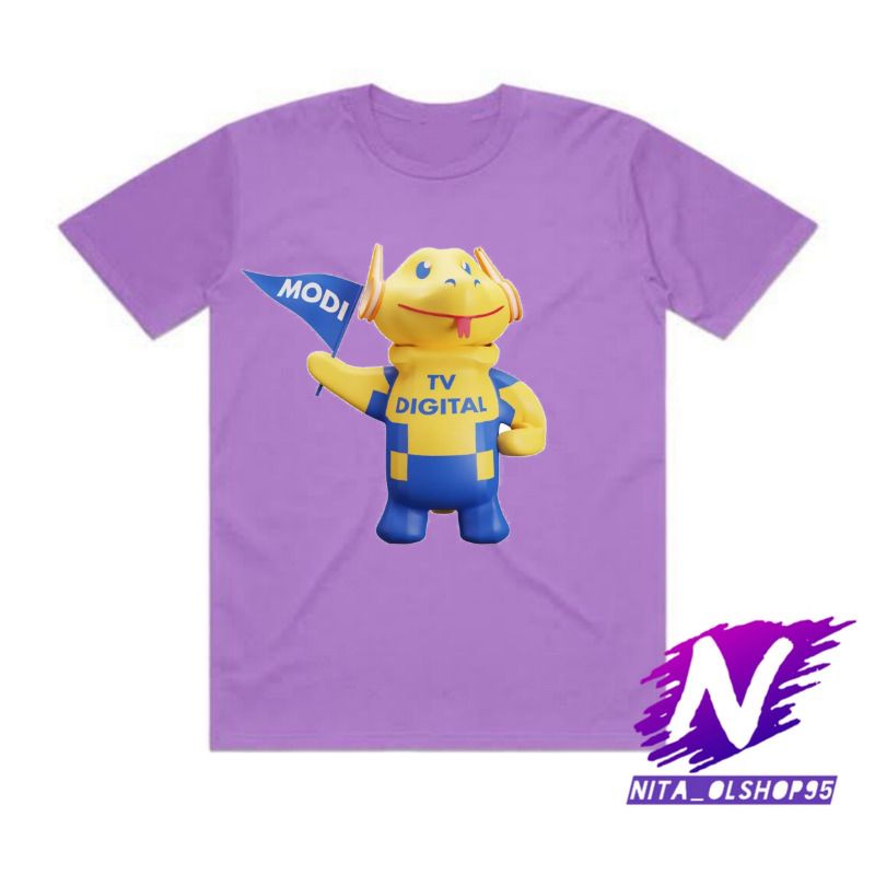 baju anak kaos anak modi tv digital gambar kartun