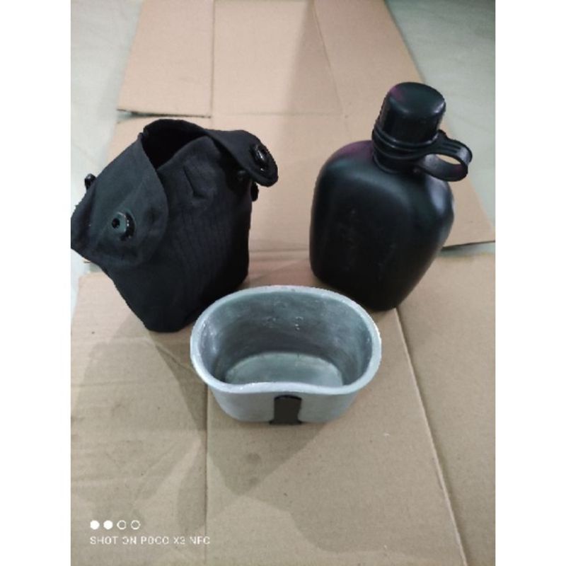 1 SET PEPLES WARNA HITAM TNI POLRI