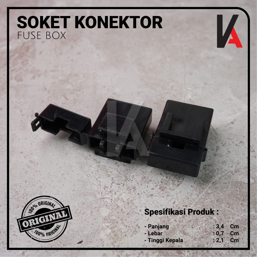 Rumah Sikring 045U / Socket Sekring Fuse / Soket Sikring 706 Hitam (Kosongan)