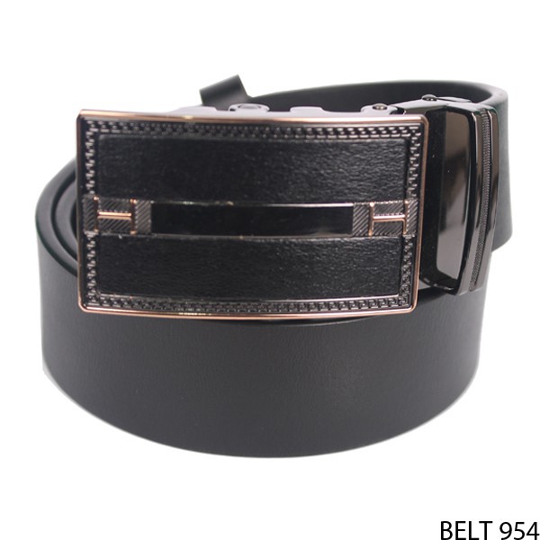 Gesper Pria Panjang Semi Kulit Hitam – BELT 954