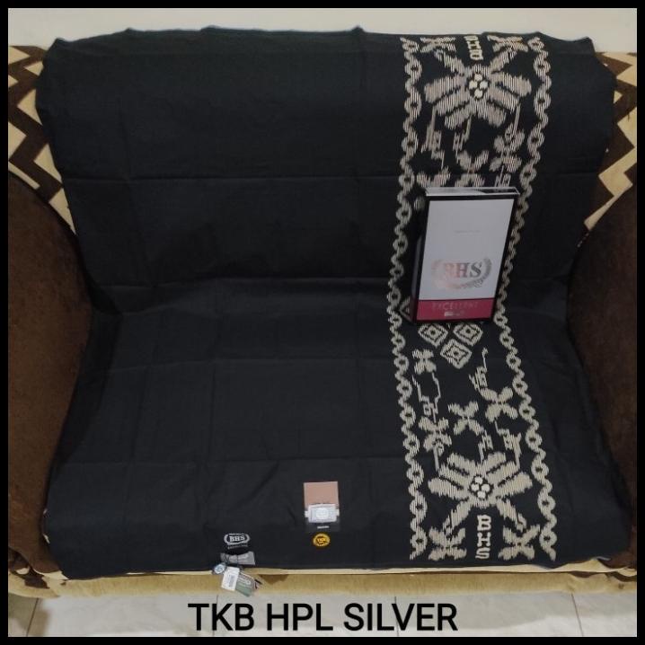 Promo Sarung Bhs Excellent Silver Tkb Polos Hitam