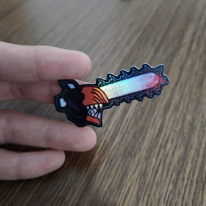 

Sticker Hologram Anime - PSH1326 - Chainsaw Man - Pochita Devil Form