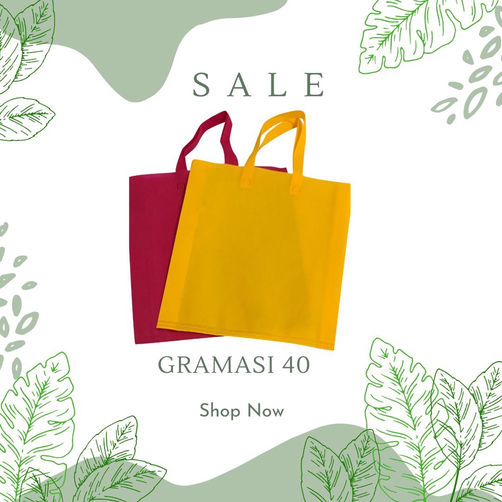 

Tas Spunbond Souvenir Handle 30x40x8 tipis
