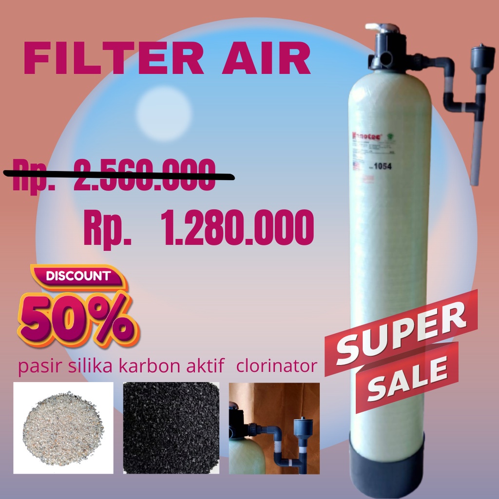 Jual Filter Penyaring Air Kotor Berlumut Dan Bau Shopee Indonesia