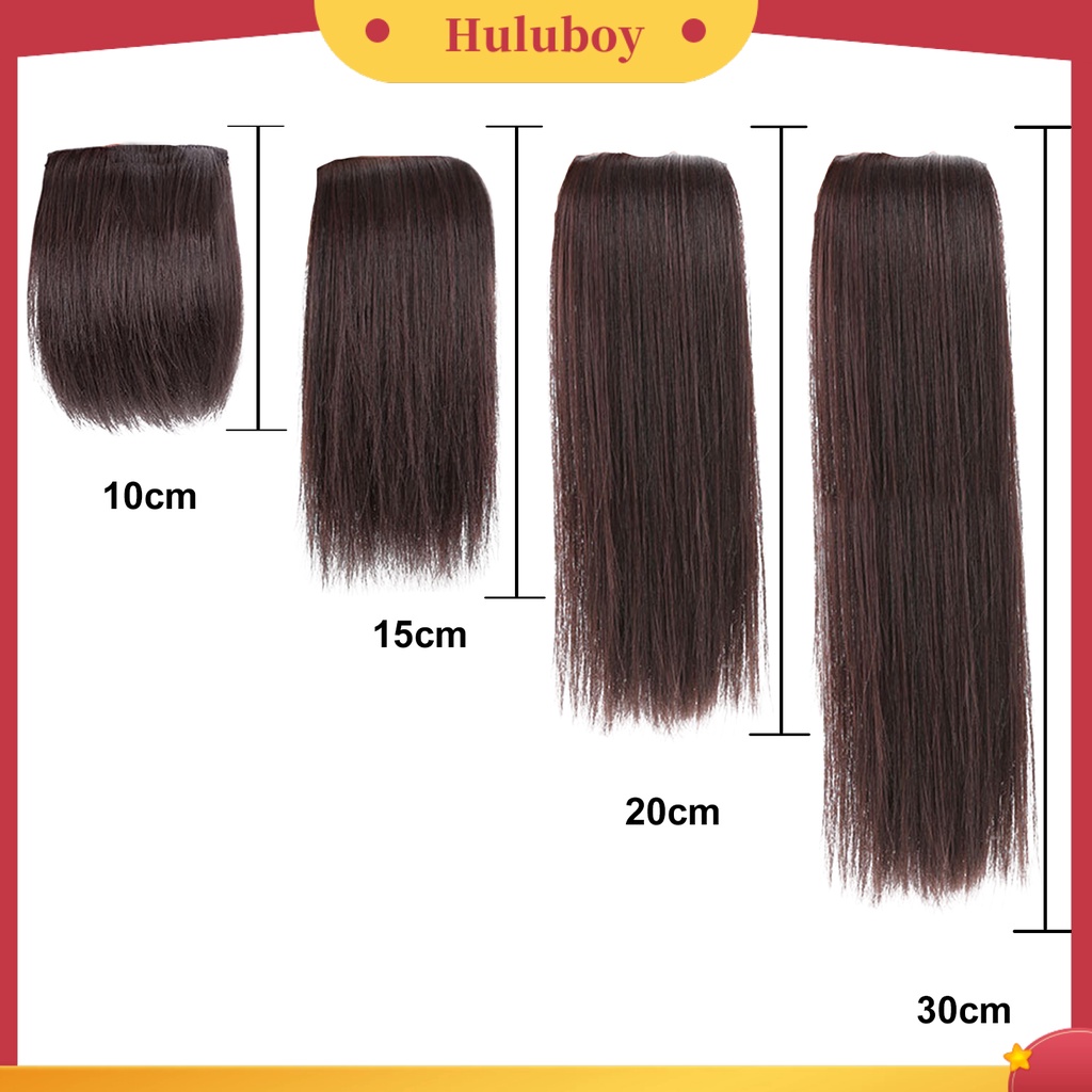 Klip Rambut Palsu Extension Panjang Elastis Invisible Untuk Wanita