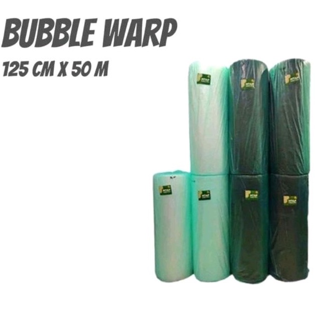 

Bubble wrap MTAP 125cm x 50m [ Hitam Putih ] Jamin Tebal Best Quality