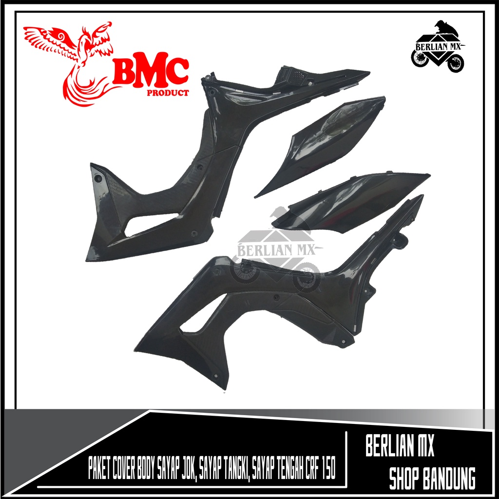 BODY SET CRF PAKET COVER BODY SAYAP JOK - SAYAP TANGKI - SAYAP TENGAH CRF