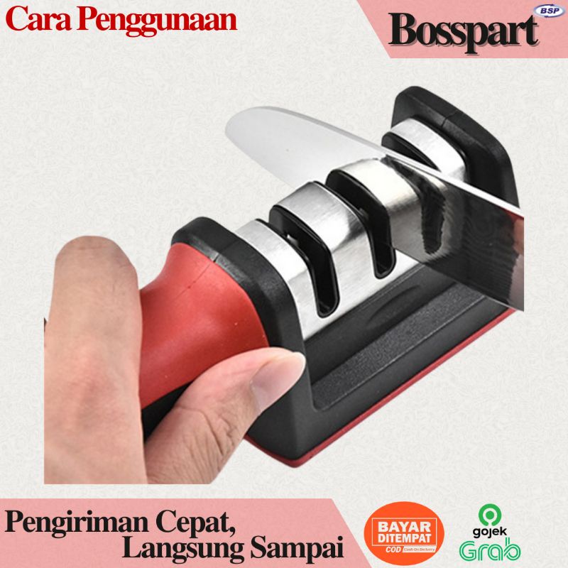 Pengasah Pisau Dapur / Knife Sharpener