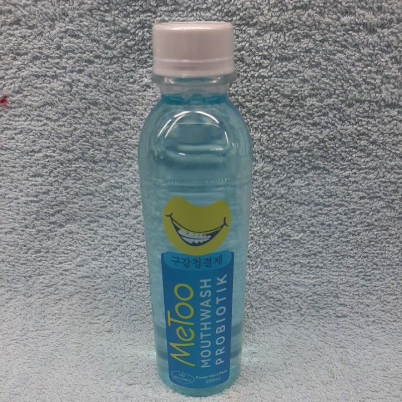 Metoo mouthwash probiotik 250ml pom ecer