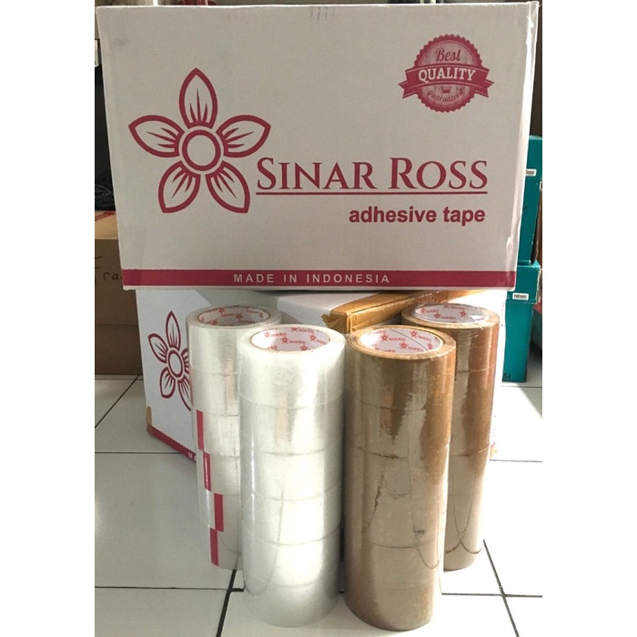 

Lakban OPP Bening / Coklat 48 mm x 90 Y (2 INCH) KHUSUS 1 DUS