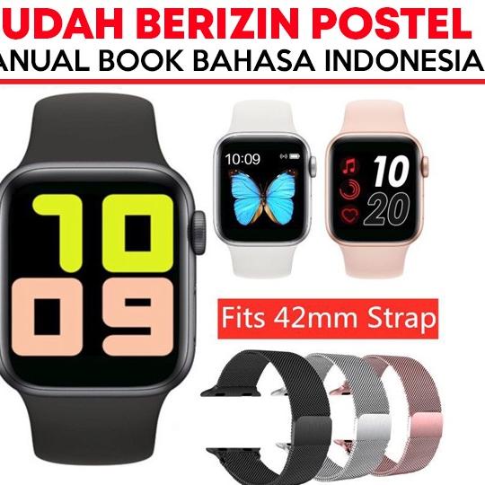 Harga Termurah Dennos T500 Plus SmartWatch Y68 116 PLUS X7 T55 W27 Jam Tangan PIntar Bluetooth Heart
