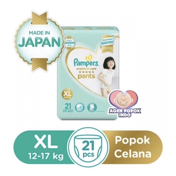 MS_ Pampers Premium Care Pants XL21 | Popok Celana Bayi XL 21