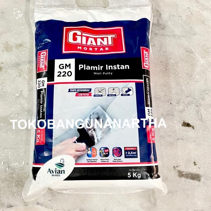 Jual New Kg Plamir Instan Giant Mortar Gm Shopee Indonesia