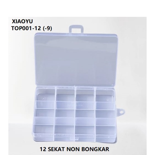 Kotak Perkakas Sekat/ Organizer Box/Kotak Serbaguna Sekat  5, 6, 7, 8. 10, 12 Harga/Pc