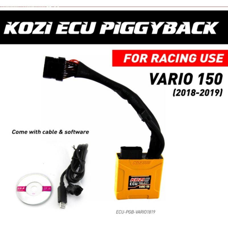 KOZI ECU PIGGYBACK UNTUK HONDA VARIO 150 COME WITH CABLE AND SOFTWARE