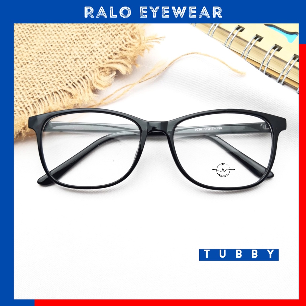 Frame kacamata TUBBY bahan plastik untuk pria wanita - 1036
