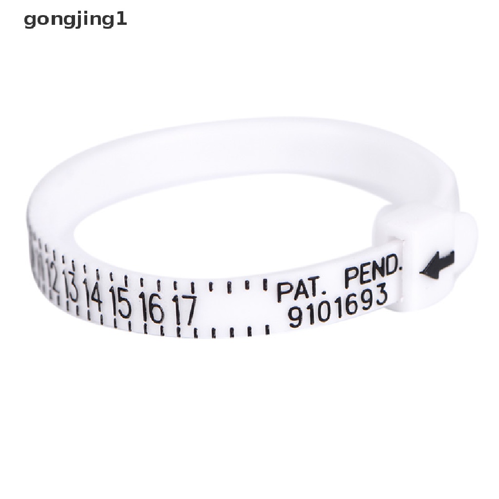 Ggg UK US Ring Sizer Measure Finger Gauge Ukuran Untuk Wedding Ring Band Cincin Tunangan New ID