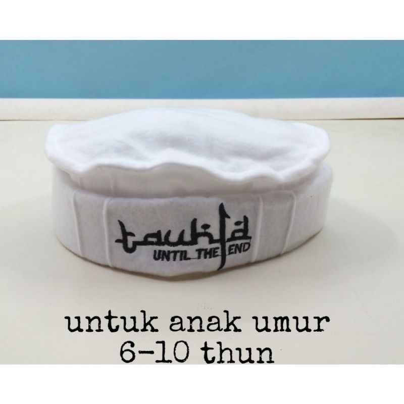 Peci Topi Pria Pakol Tradisional Taliban Afganistan untuk anak Bordir Tauhid