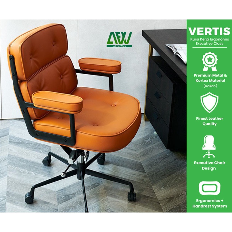 VERTIS Kursi Kerja Kursi Kantor Ergonomis Executive - AFW