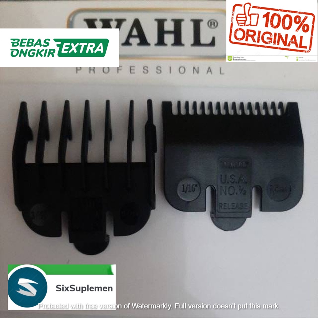 Sepatu Clipper wahl ukuran 1.5 mm (no 0.5 ) dan 3 mm (no 1) (PLASTIK isi 2)