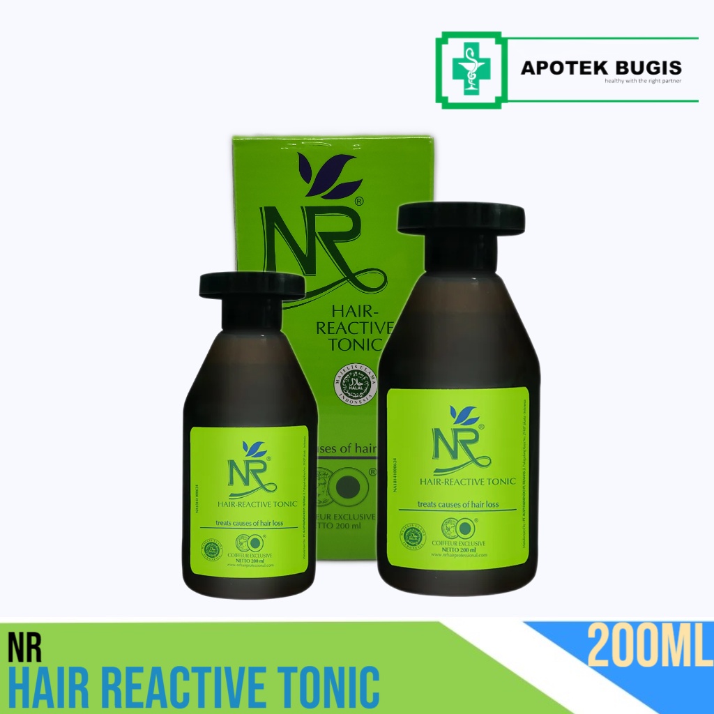 NR Hair Reactive Tonic Treatment Size 200ml Tonik Mencegah Rambut Rontok