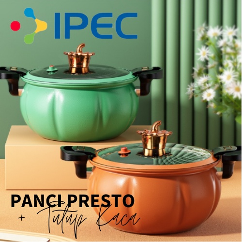 Panci Presto 26cm + Tutup Kaca Anti Lengket Mudah Melunakkan Daging / Panci Presto Pressure Cooker